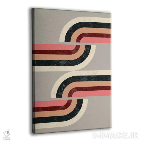 تابلو انتزاعی مسیر اثر سوزانا پاز - نمای پرسپکتیو محصول