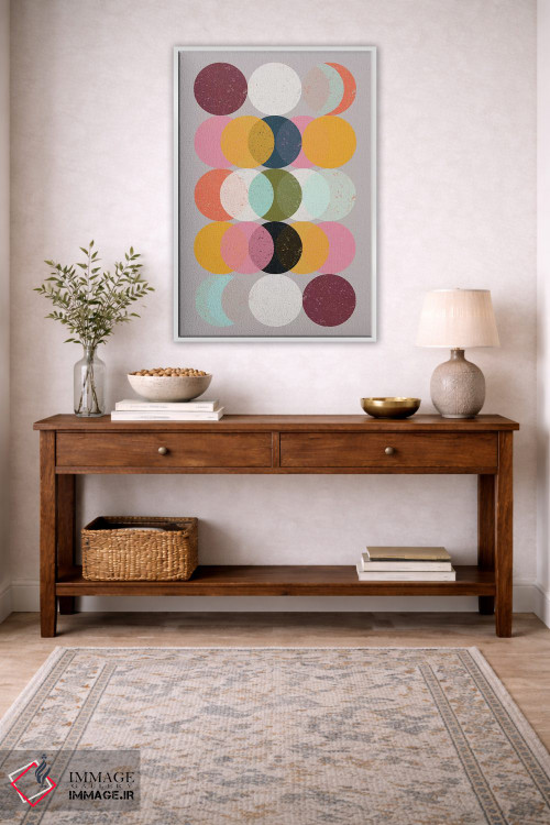 تابلو انتزاعی حالات و ماه ها اثر سوزانا پاز - D4W