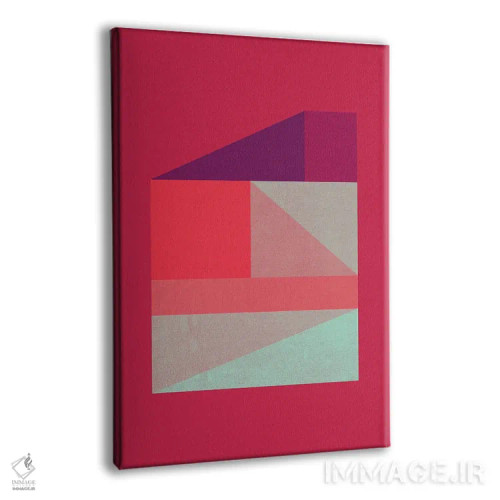 تابلو مینیمال سه تکه ۱ اثر سوزانا پاز - نمای پرسپکتیو محصول