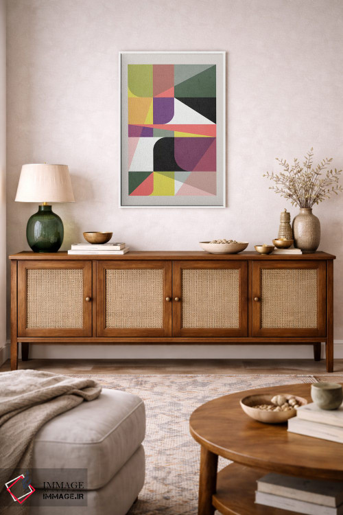 تابلو انتزاعی گرافیک شماره ۱۰ اثر سوزانا پاز - D3W