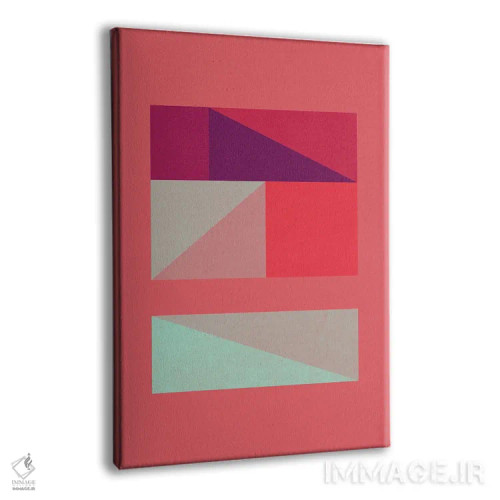 تابلو مینیمال سه تکه ۳ اثر سوزانا پاز - نمای پرسپکتیو محصول