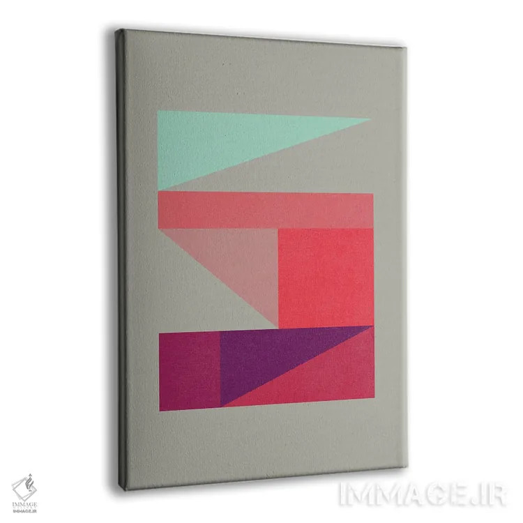 تابلو مینیمال سه تکه ۲ اثر سوزانا پاز - نمای پرسپکتیو محصول