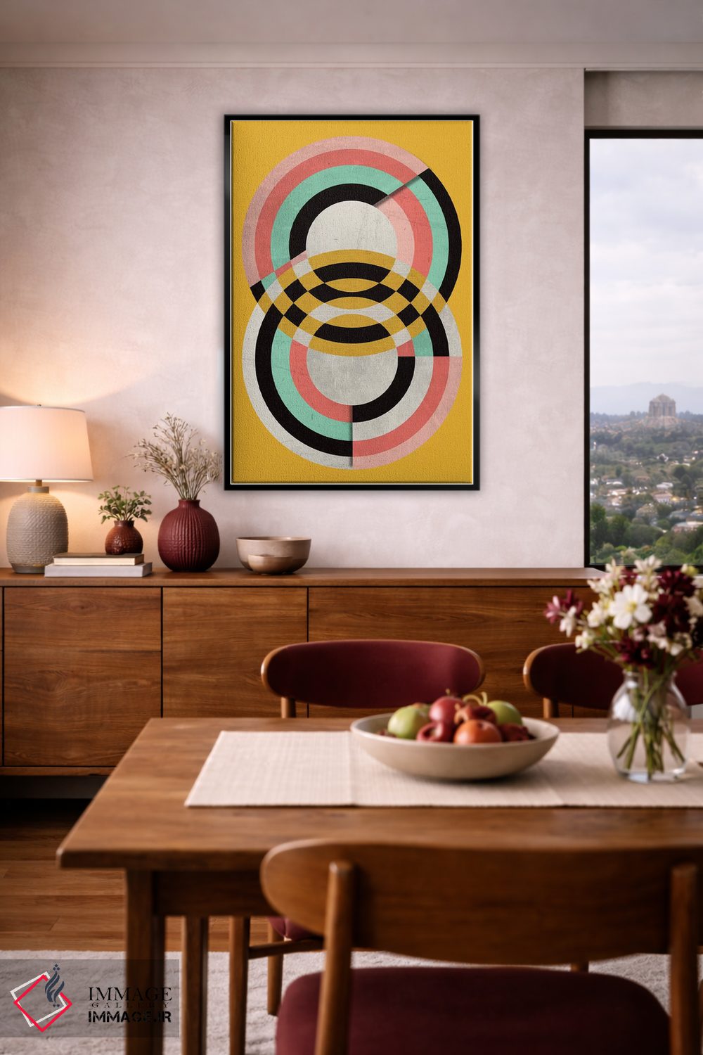 تابلو انتزاعی گرافیک ۷ اثر سوزانا پاز - D5B