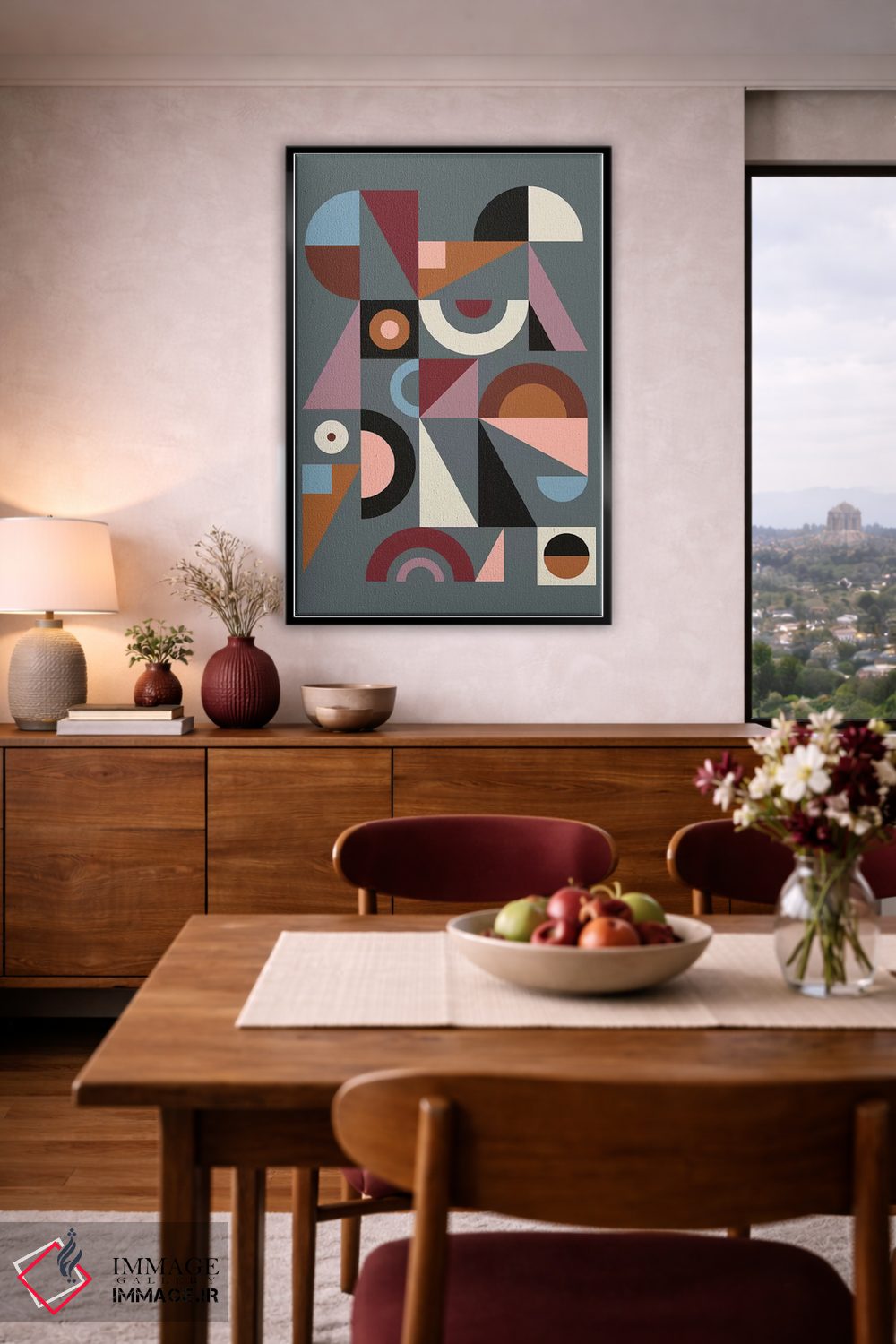 تابلو انتزاعی گرافیک ۹ اثر سوزانا پاز - D5B