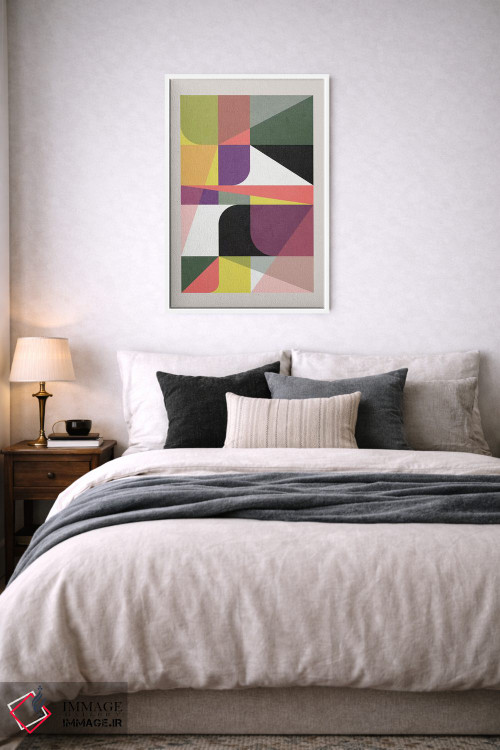 تابلو انتزاعی گرافیک شماره ۱۰ اثر سوزانا پاز - D5W