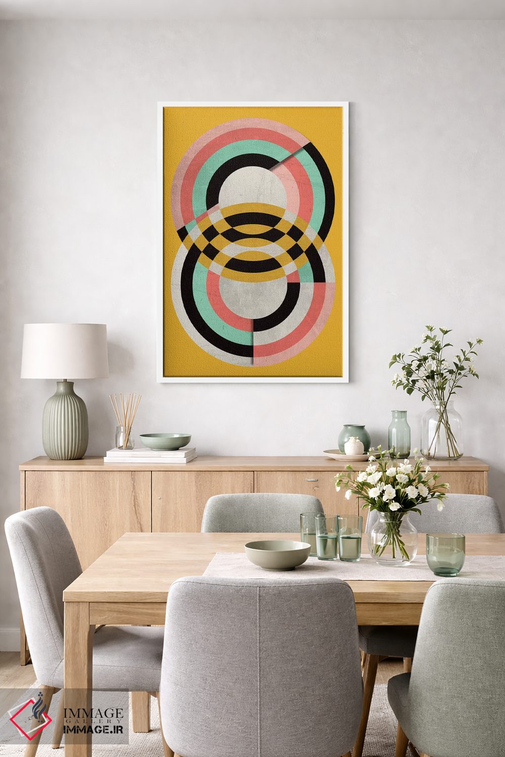 تابلو انتزاعی گرافیک ۷ اثر سوزانا پاز - D6W