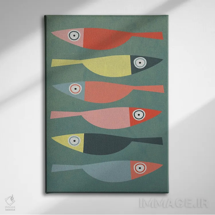 تابلو مدرن کاردومه اثر سوزانا پاز - نمای روبهرو روی دیوار