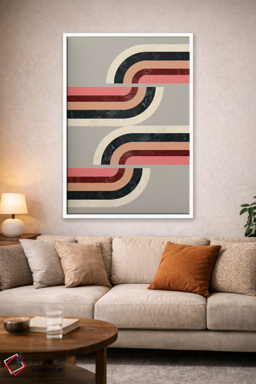 تابلو انتزاعی مسیر اثر سوزانا پاز - D1W