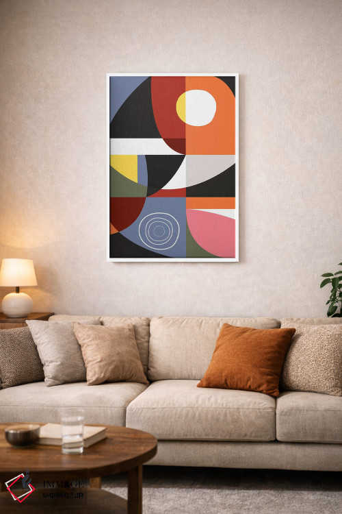 تابلو انتزاعی درون یاب ۱ اثر سوزانا پاز - D2W