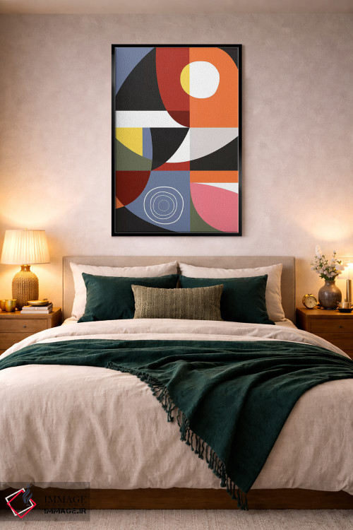 تابلو انتزاعی درون یاب ۱ اثر سوزانا پاز - D4B