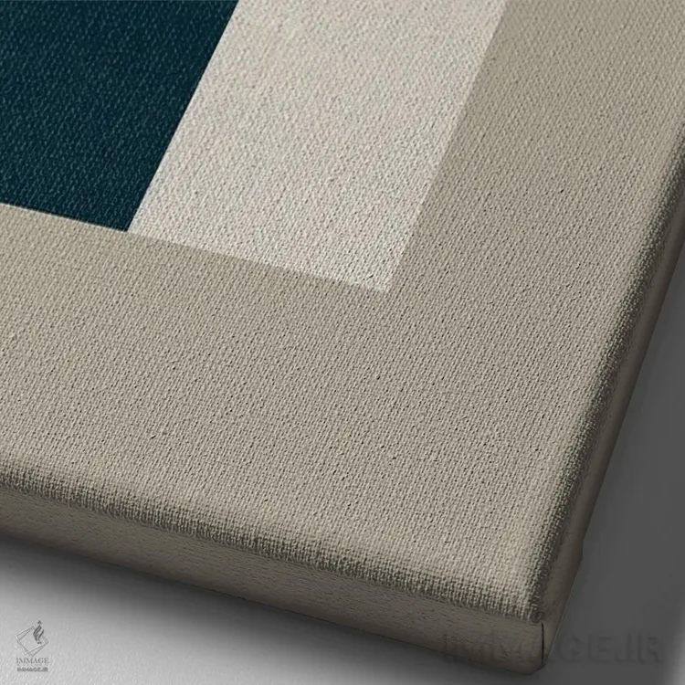 تابلو انتزاعی بنتوخ ۴ اثر سوزانا پاز - نمای نزدیک بافت بوم