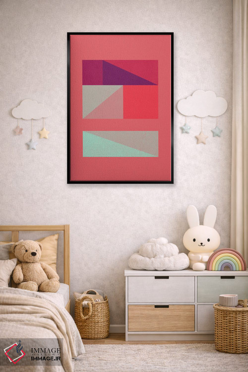 تابلو مینیمال سه تکه ۳ اثر سوزانا پاز - D5B