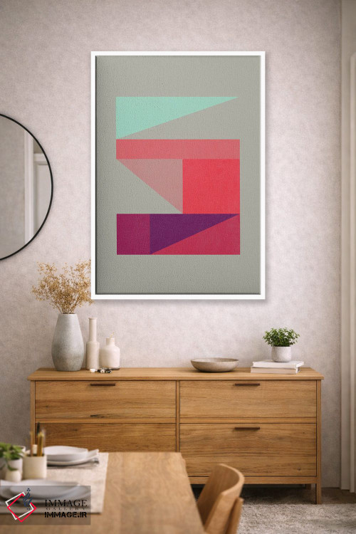 تابلو مینیمال سه تکه ۲ اثر سوزانا پاز - D2W