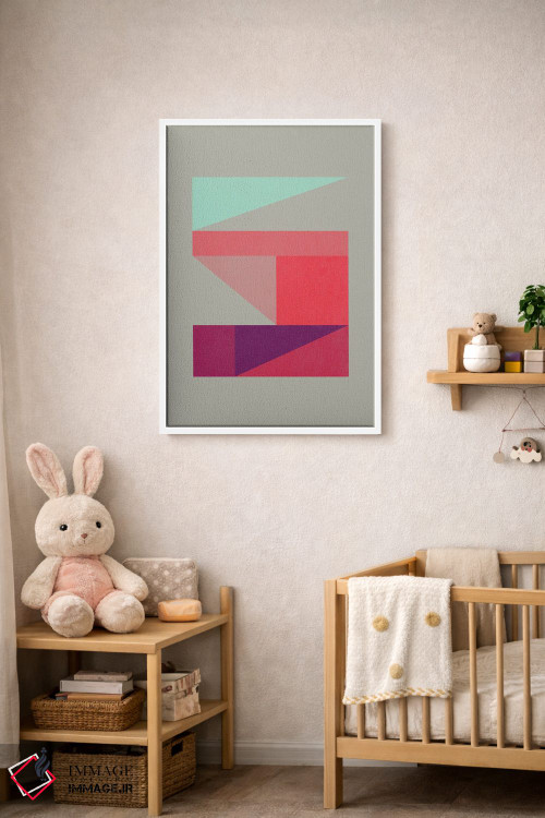 تابلو مینیمال سه تکه ۲ اثر سوزانا پاز - D4W