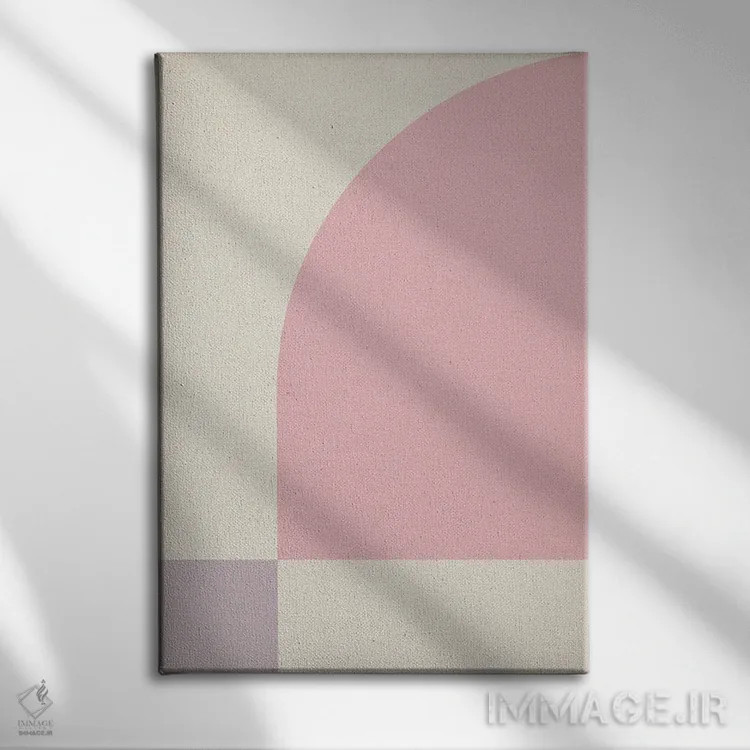 تابلو انتزاعی آرام ۳ اثر سوزانا پاز - نمای روبهرو روی دیوار