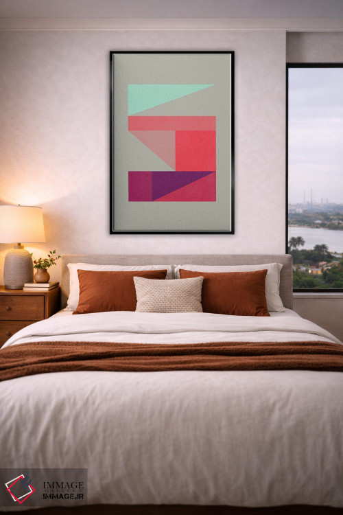 تابلو مینیمال سه تکه ۲ اثر سوزانا پاز - D5B