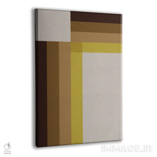 تابلو انتزاعی رترو ۳ اثر سوزانا پاز - نمای پرسپکتیو محصول