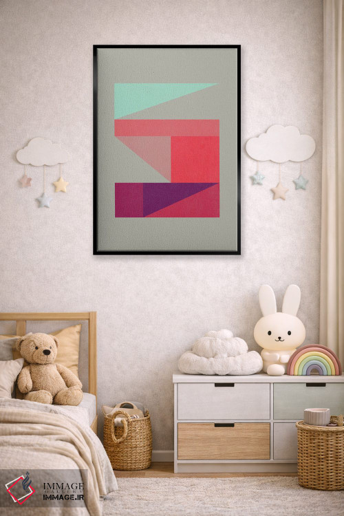 تابلو مینیمال سه تکه ۲ اثر سوزانا پاز - D6B