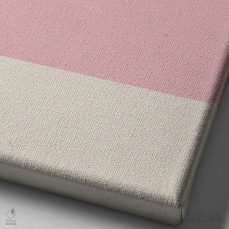 تابلو انتزاعی آرام ۳ اثر سوزانا پاز - نمای نزدیک بافت بوم