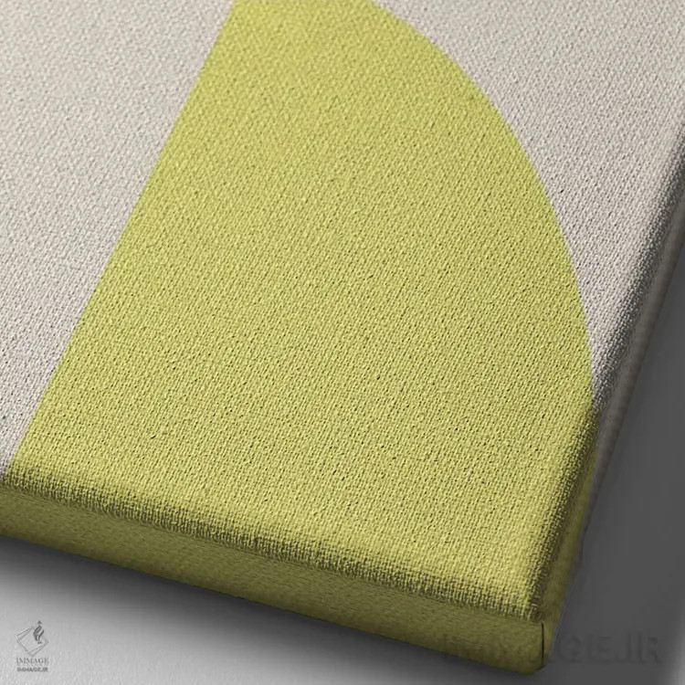 تابلو انتزاعی آرام ۸ اثر سوزانا پاز - نمای نزدیک بافت بوم