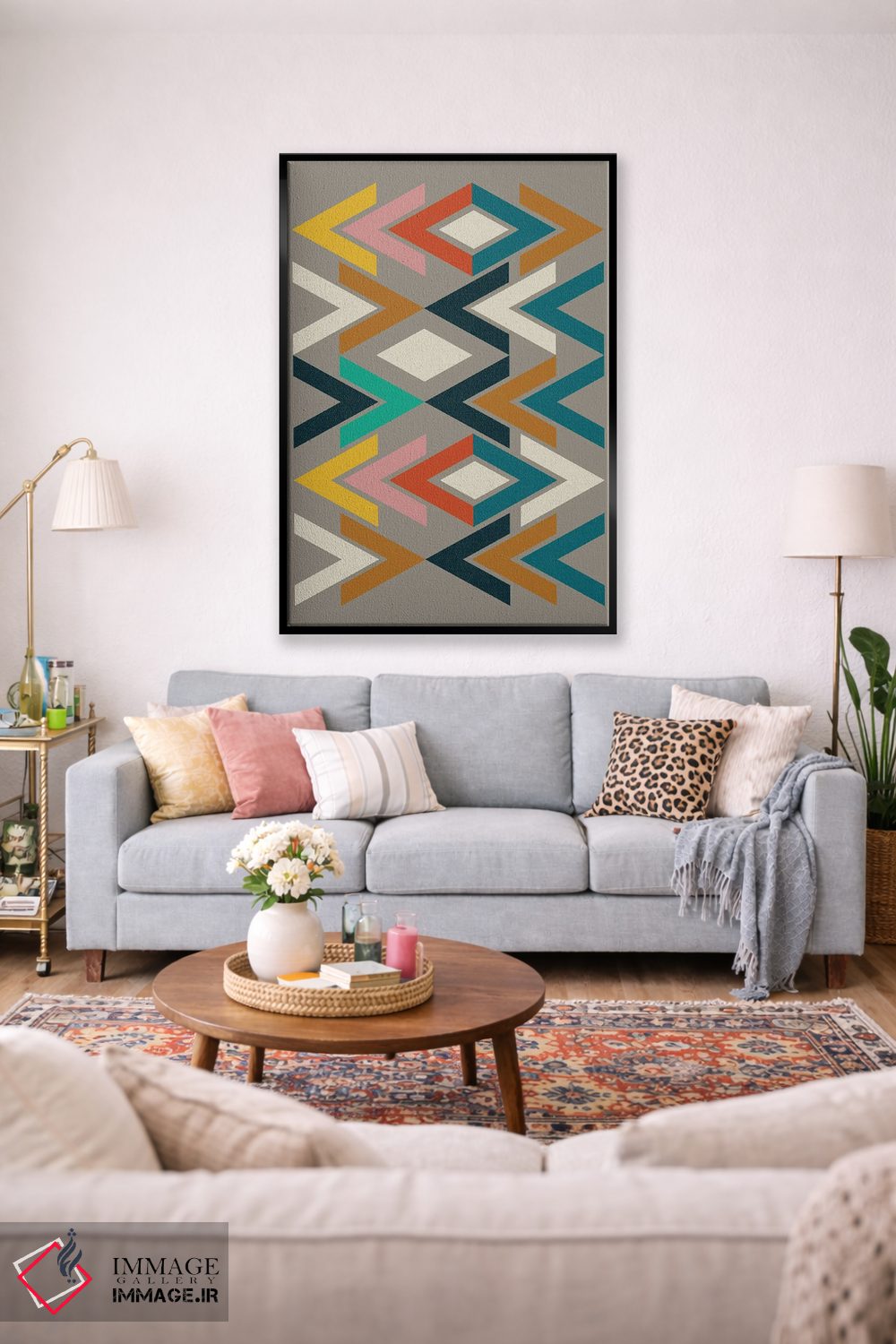 تابلو انتزاعی مکزیکا ۳ اثر سوزانا پاز - D1B