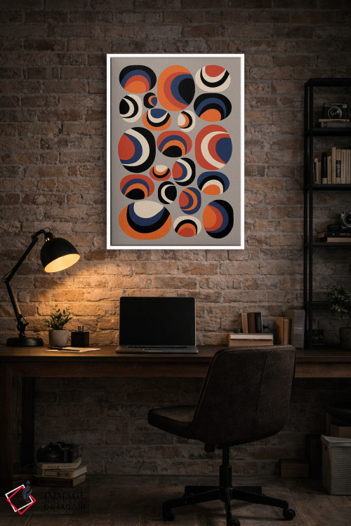 تابلو انتزاعی صدف ها اثر سوزانا پاز - D3W