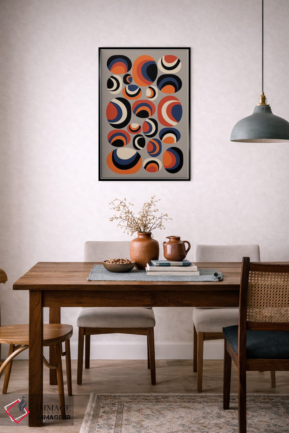 تابلو انتزاعی صدف ها اثر سوزانا پاز - D6B