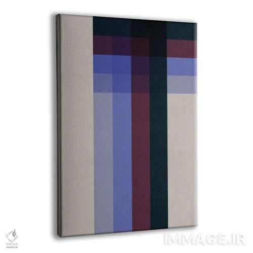 تابلو انتزاعی رترو ۴ اثر سوزانا پاز - نمای پرسپکتیو محصول