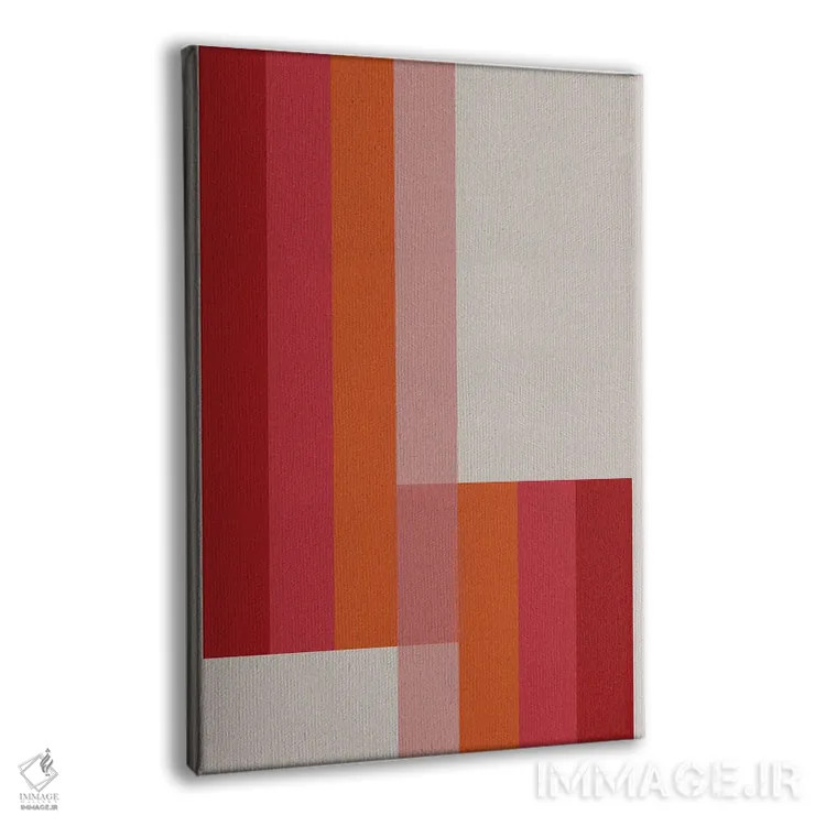 تابلو انتزاعی رترو ۲ اثر سوزانا پاز - نمای پرسپکتیو محصول