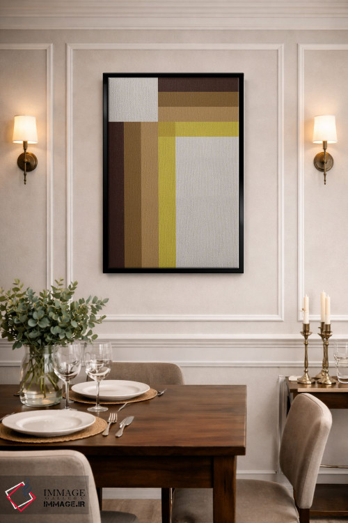 تابلو انتزاعی رترو ۳ اثر سوزانا پاز - D2B