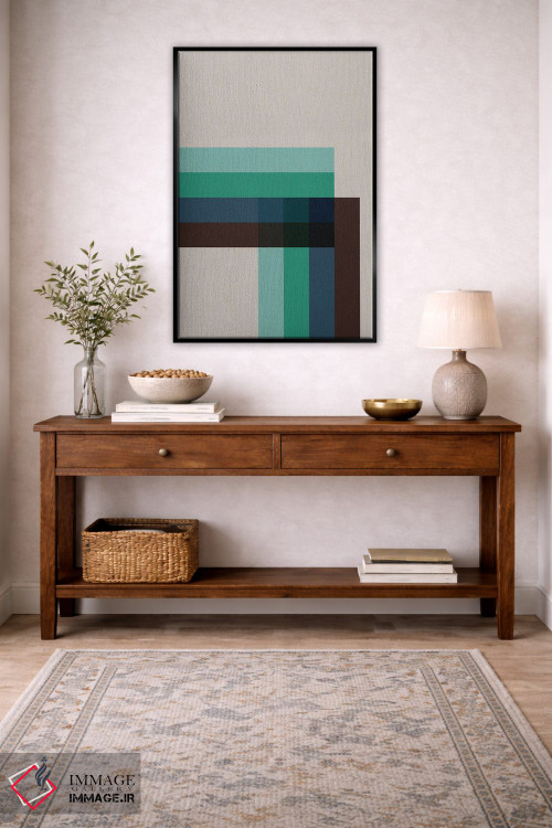 تابلو انتزاعی رترو ۱ اثر سوزانا پاز - D2B