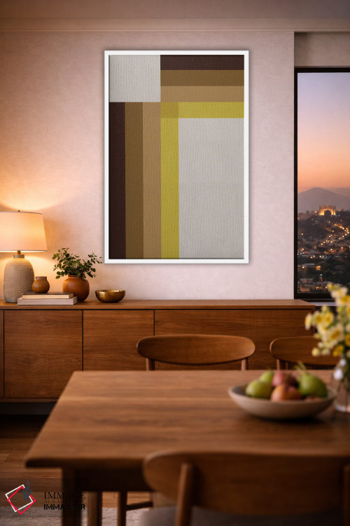 تابلو انتزاعی رترو ۳ اثر سوزانا پاز - D1W