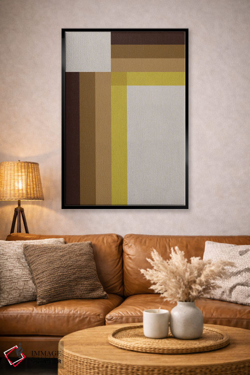 تابلو انتزاعی رترو ۳ اثر سوزانا پاز - D3B