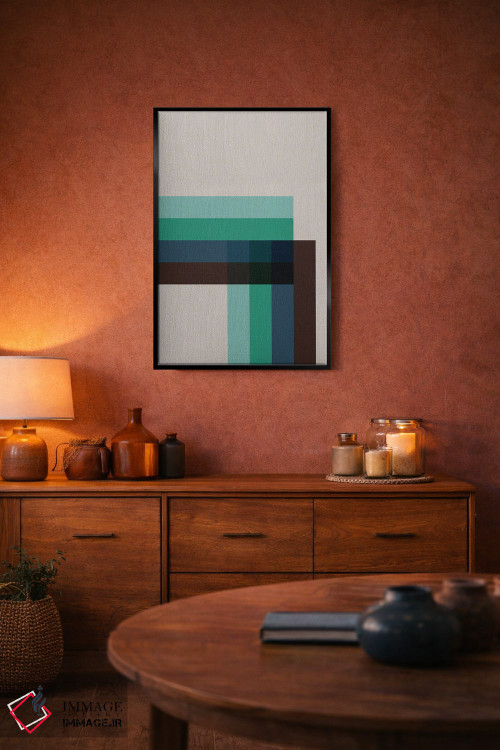 تابلو انتزاعی رترو ۱ اثر سوزانا پاز - D3B