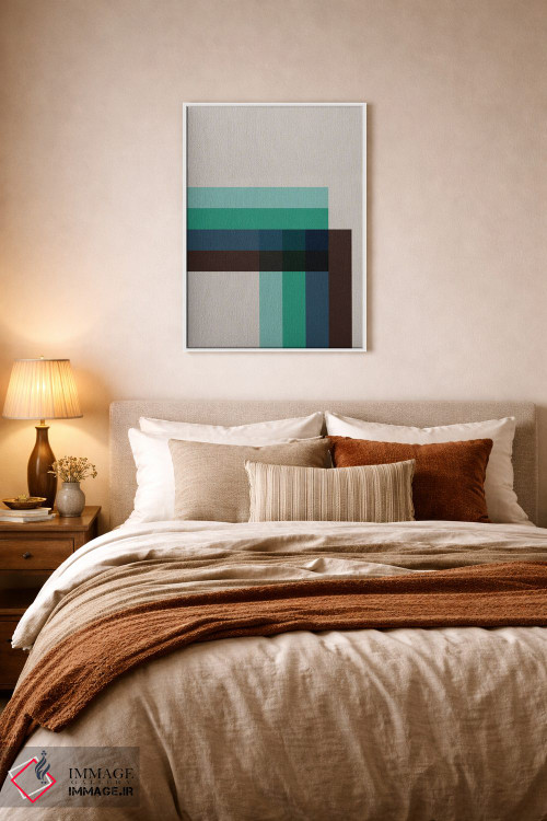 تابلو انتزاعی رترو ۱ اثر سوزانا پاز - D4W