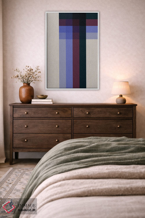 تابلو انتزاعی رترو ۴ اثر سوزانا پاز - D3W