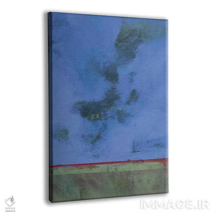 تابلو انتزاعی گرگ و میش بر باتلاق سرخ اثر پل بیلی - نمای پرسپکتیو محصول