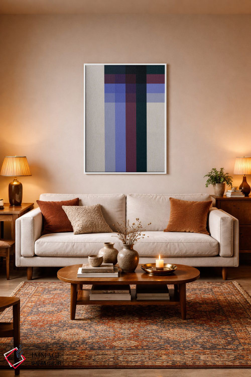 تابلو انتزاعی رترو ۴ اثر سوزانا پاز - D2W