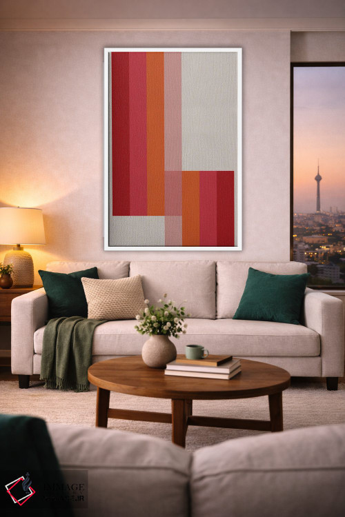 تابلو انتزاعی رترو ۲ اثر سوزانا پاز - D1W