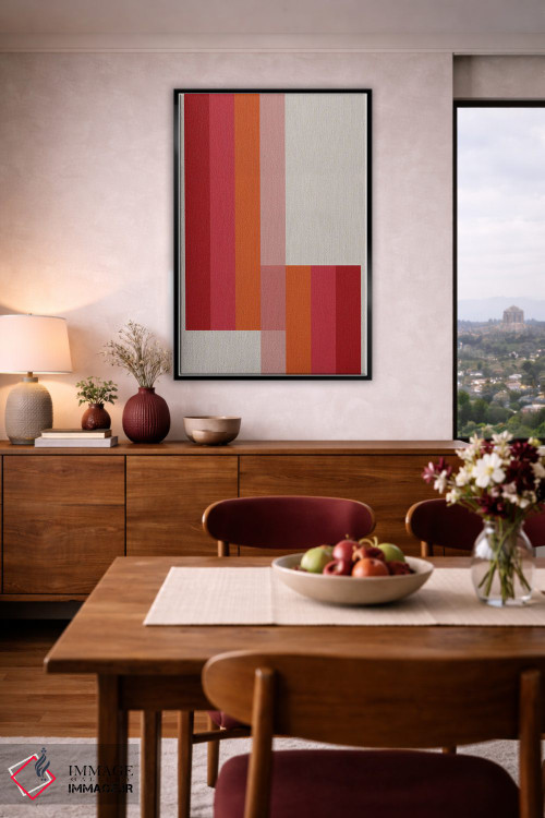 تابلو انتزاعی رترو ۲ اثر سوزانا پاز - D4B