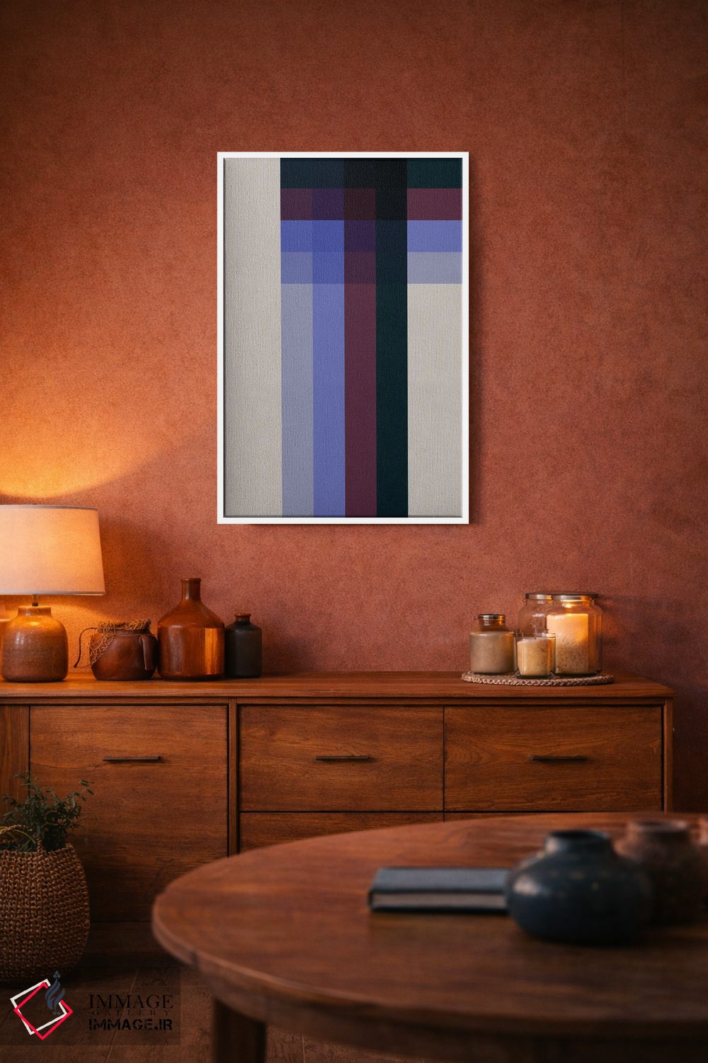 تابلو انتزاعی رترو ۴ اثر سوزانا پاز - D4W