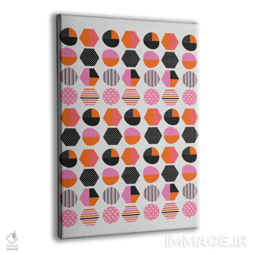 تابلو انتزاعی ساده لوح ۶ اثر سوزانا پاز - نمای پرسپکتیو محصول