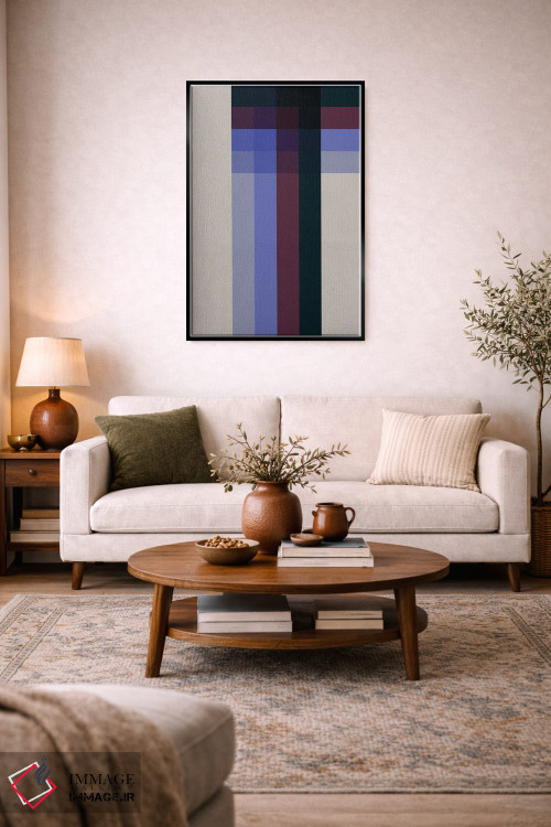 تابلو انتزاعی رترو ۴ اثر سوزانا پاز - D6B