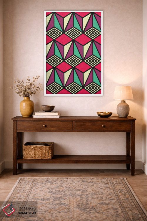 تابلو دکوراتیو پروژه ۲ اثر سوزانا پاز - D1W