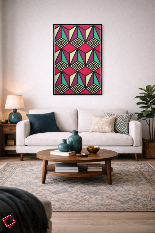 تابلو دکوراتیو پروژه ۲ اثر سوزانا پاز - D3B