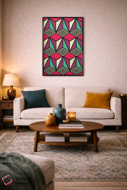 تابلو دکوراتیو پروژه ۲ اثر سوزانا پاز - D4B