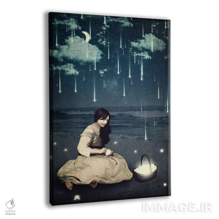 تابلو دکوراتیو سبد آرزوها اثر پائولا بل فلورس - نمای پرسپکتیو محصول