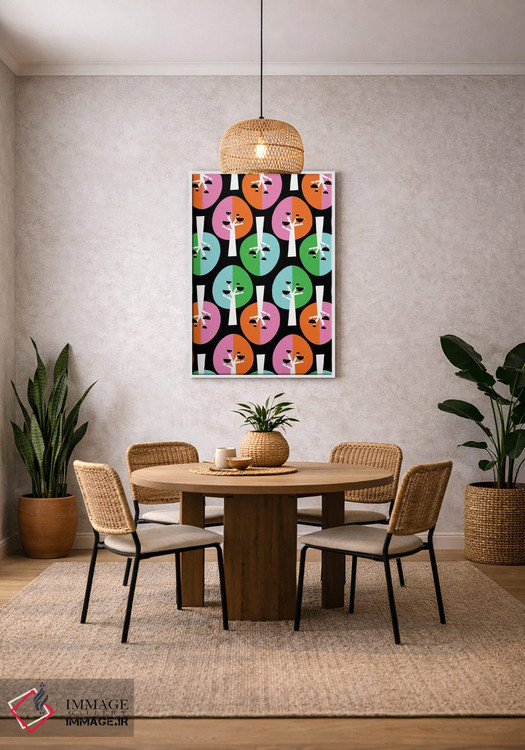 تابلو مدرن جنگل سیاه اثر سوزانا پاز - D2W