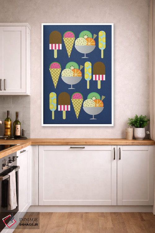 تابلو مینیمال ژلاتو اثر سوزانا پاز - D4W