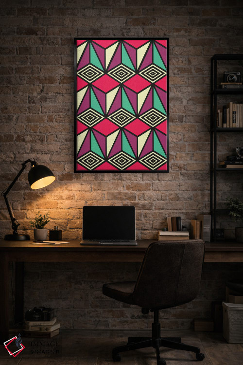 تابلو دکوراتیو پروژه ۲ اثر سوزانا پاز - D5B